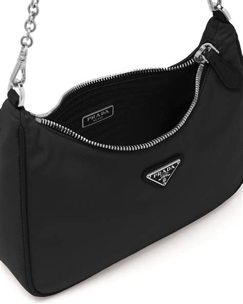 borsa prada nylon con catena|Borse a Spalla e con Tracolla da Donna .